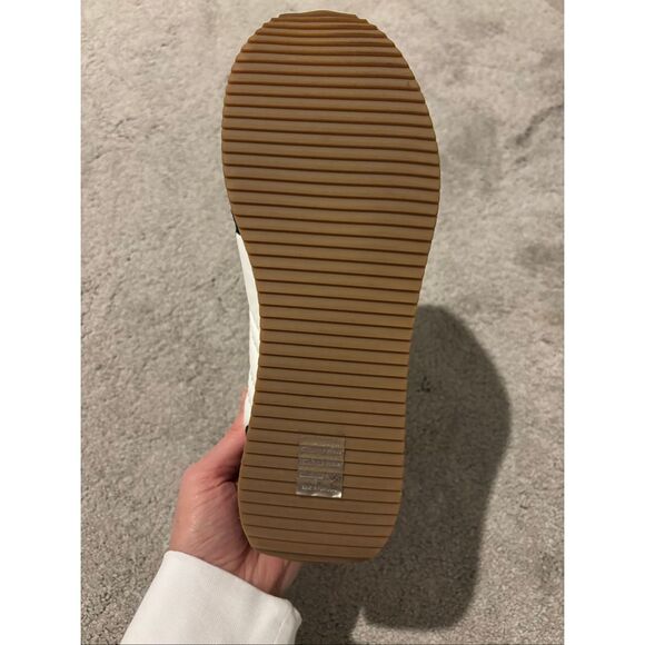 NWOB TOTEME The Sport leather-trimmed suede and shell sneakers, $450 Sz8 - Picture 4 of 9